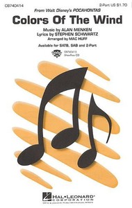 Dettagli Su Colori Del Vento Imparare Cantare Coro Choral Vocal Pianoforte Spartiti Musicali Libro Mostra Il Titolo Originale