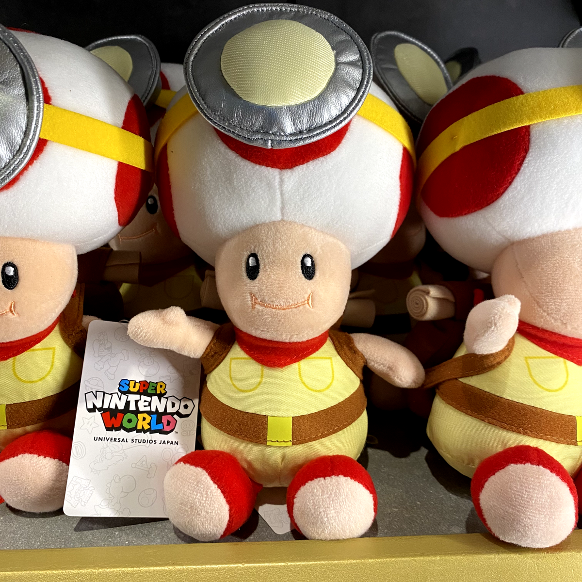 Super Nintendo World TM Toad Explorers collaboration stuffed toy