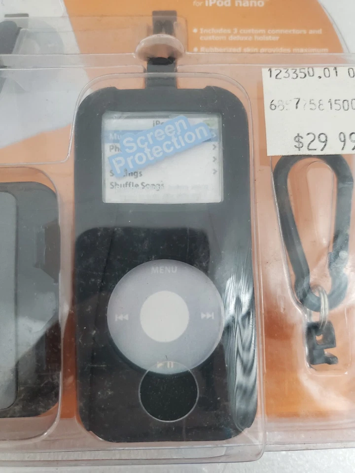 Speck Rubber case for 1st Generation iPod Nano,Screen Protector,belt Clip &Neck - Image 4 of 4