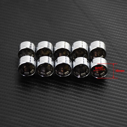 10 un. Tornillos Cubiertas 9 mm Inner Hole Bolt Cover Cap Fit For Harley Chrome - Imagen 2 de 7