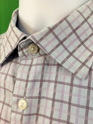 ike behar dress shirts sale Purple Textured Marcus Men's Dress Shirt