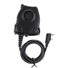 Z Tactical Military Headset PTT Waterproof Adapter For Kenwood Puxing Wouxun