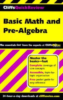CliffsQuickReview Basic Math and Pre-Algebra - Paperback - GOOD