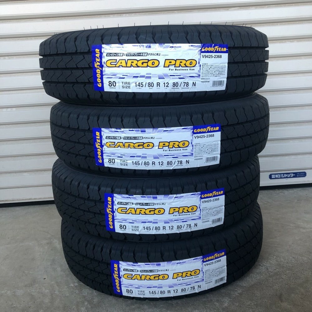 Goodyear Cargo Pro 145 / 80R12 80 / 78N (6PR) 4pcs NEW Summer tire