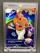Jackson Holliday RARE ROOKIE HOLO FOIL REFRACTOR BOWMAN INVESTMENT CARD ORIOLES