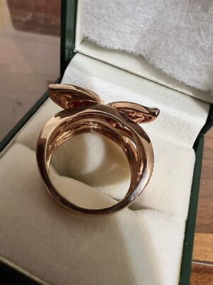 Signed JZ Red Butterfly Ring. Sz 9 #8577 | eBay