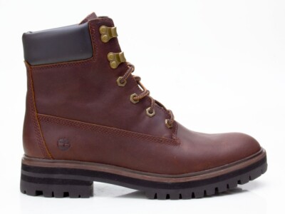 Timberland London Square 6IN TB0A1S92 Damen Stiefel Boots Leder dunkelbraun