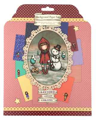 Studio Light Gorjuss Mädchen 8'' x 8'' Hintergrund Papier Set GOR-ES-PS34