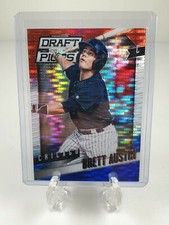 Panini 2014 Prizm Baseball Card #28 Brett Austin White Sox Red White Blue Pulsar