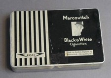 BOAC AIRLINE MARCOVITCH SCHWARZ-WEISS LONDON ZIGARETTENDOSE B.O.A.C. AIRWAYS