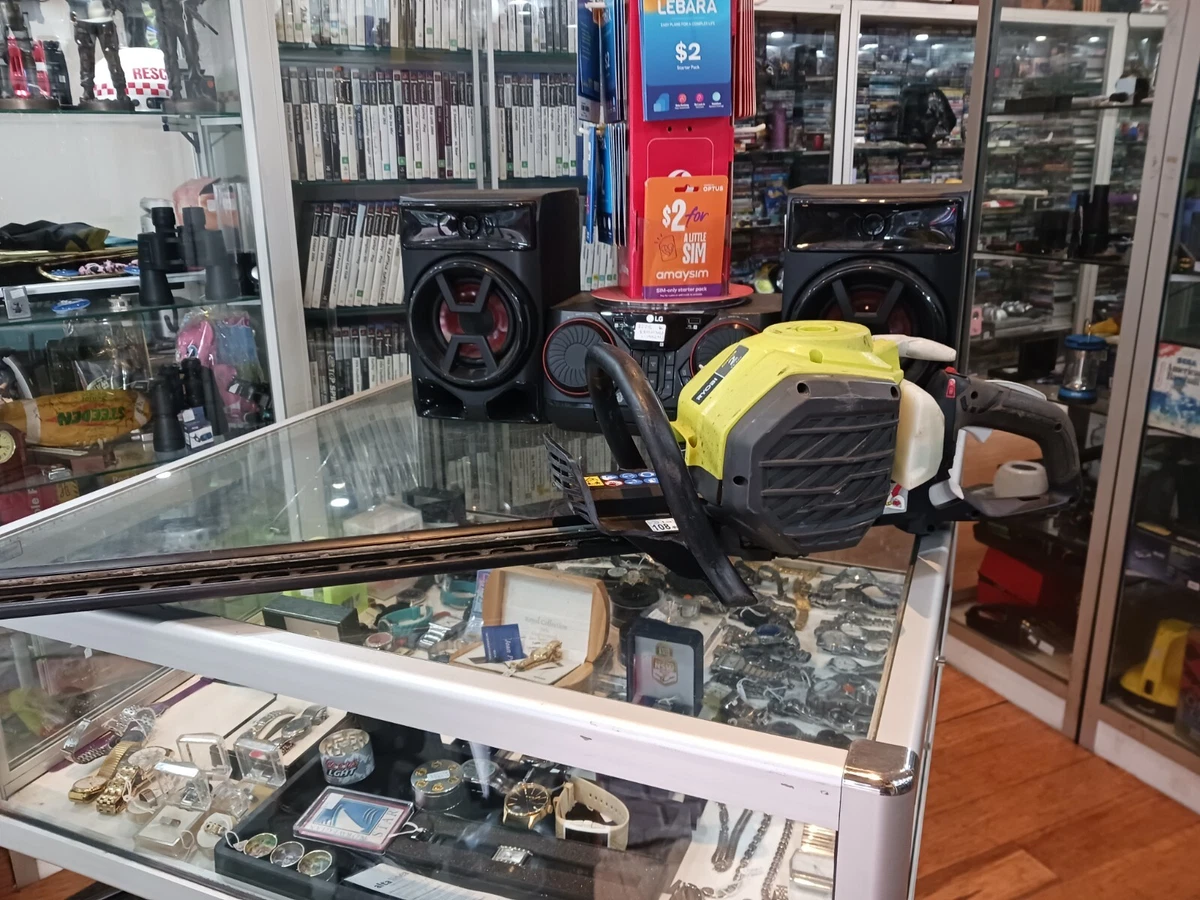 Ryobi 25.4 cc 2 on sale stroke easy start hedge trimmer