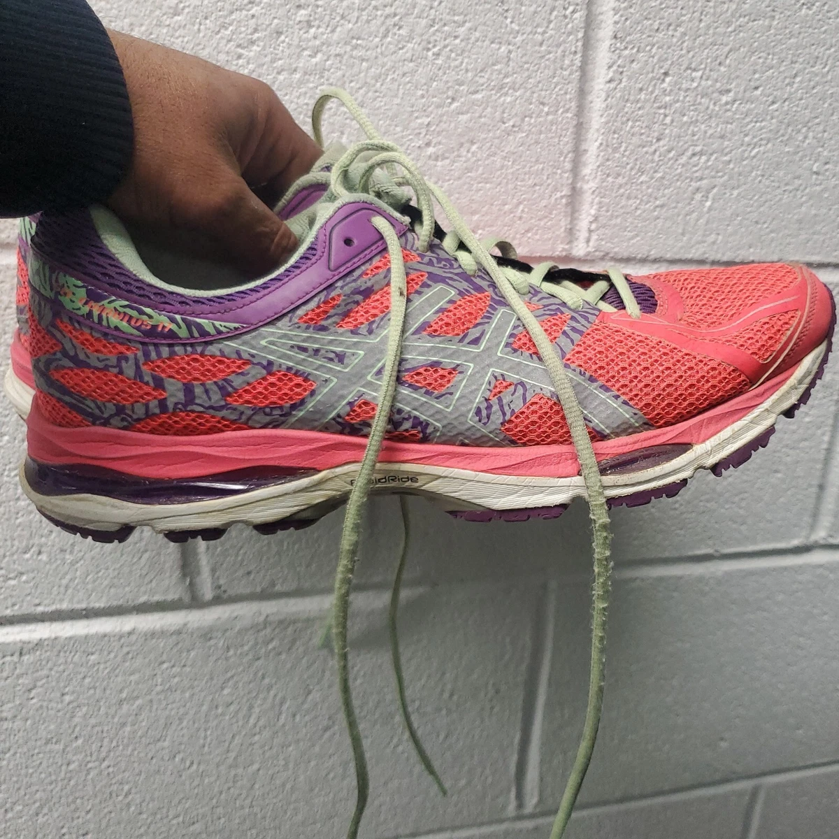 Asics Gel Cumulus 17 Womens Size 11.5 Running Shoes Pink Purple