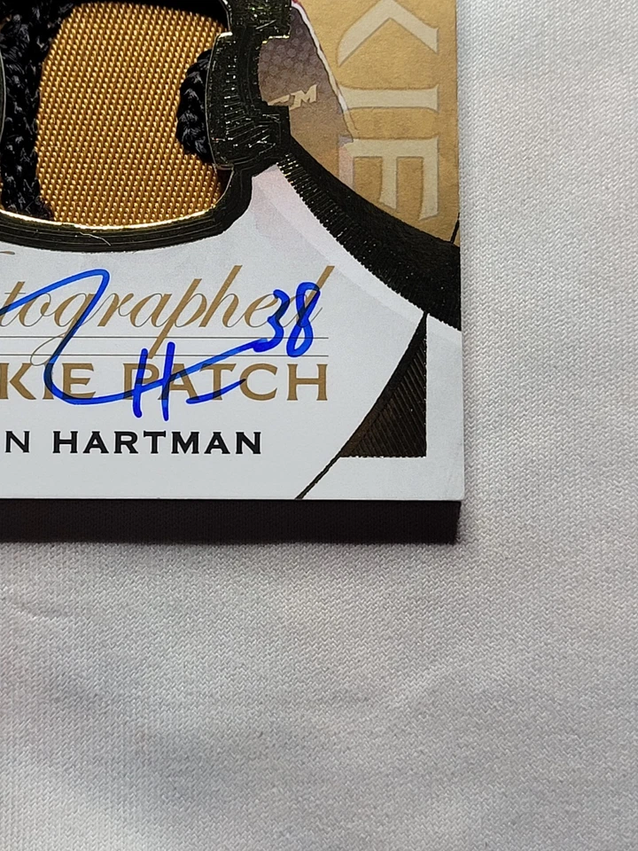 2015-16 UD THE CUP #186 RYAN HARTMAN #/24 GOLD ROOKIE PATCH AUTO AUTOGRAPH RC SP - Image 4 of 4