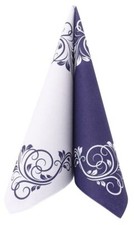 Airlaid Serviette Bellissima in Dunkelblau, 4...