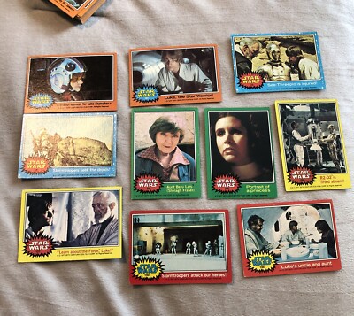 1977 Star Wars Topps Trading Cards Mix Lot of All 5 Series ~10 Card Lot! More  