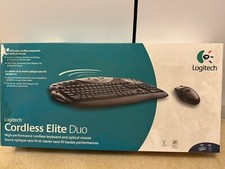 Logitech Cordless Elite Duo Keyboard  Mouse New