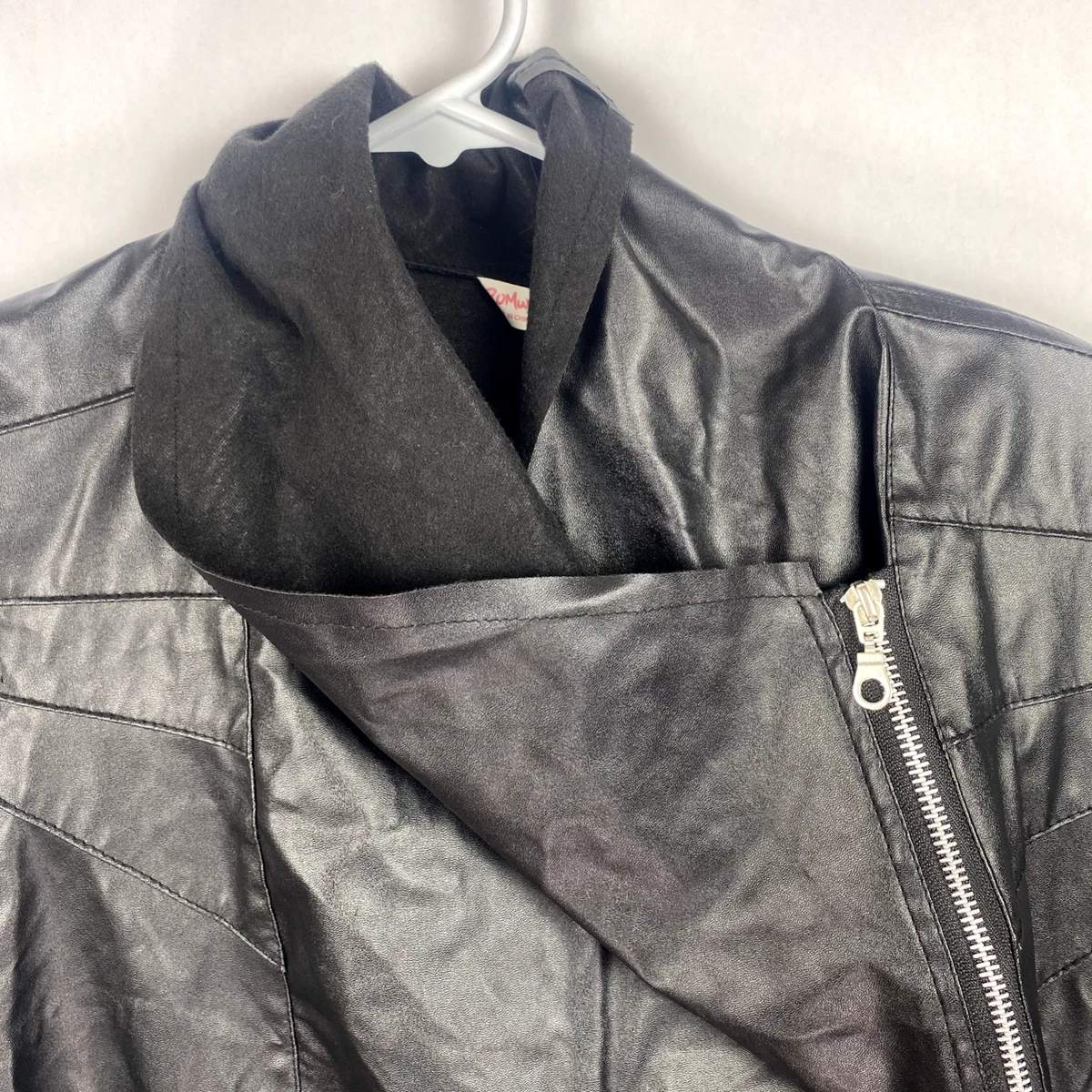 Romwe shop leather jacket