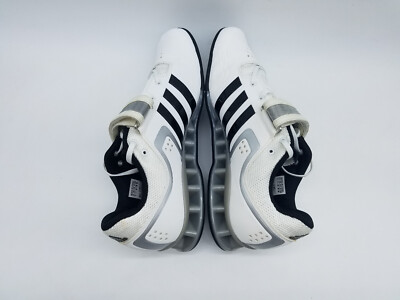 Adidas Adipower Men's Size 12 Weightlifting Shoes White Black | eBay