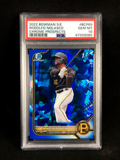 Pop 2 PSA 10 Rodolfo Nolasco 2022 Bowman Sapphire Chrome Prospects 1st #BCP-69