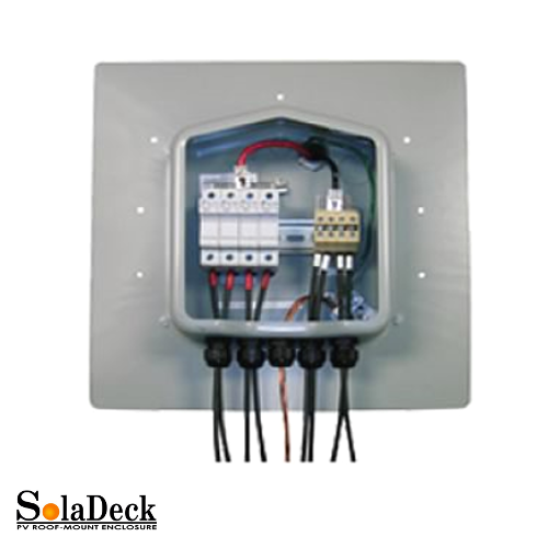SOLADECK PV TILE Roof-Mount AC/DC Combiner Enclosure Box | eBay