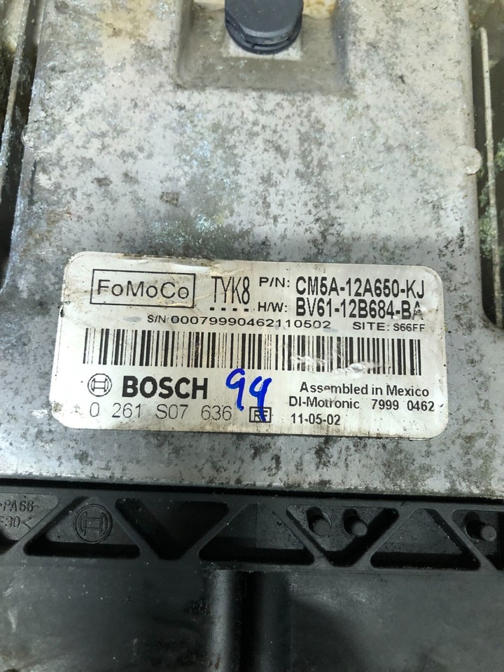 2012 12 FORD FOCUS Computer Brain Engine Control ECU ECM EBX Module
