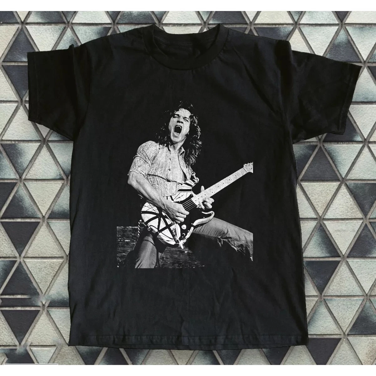 VAN HALEN エディ・ヴァン・ヘイレン Tシャツ　Ｍサイズ Eddie Van Halen Shirt In Men's T-Shirts for sale | eBay