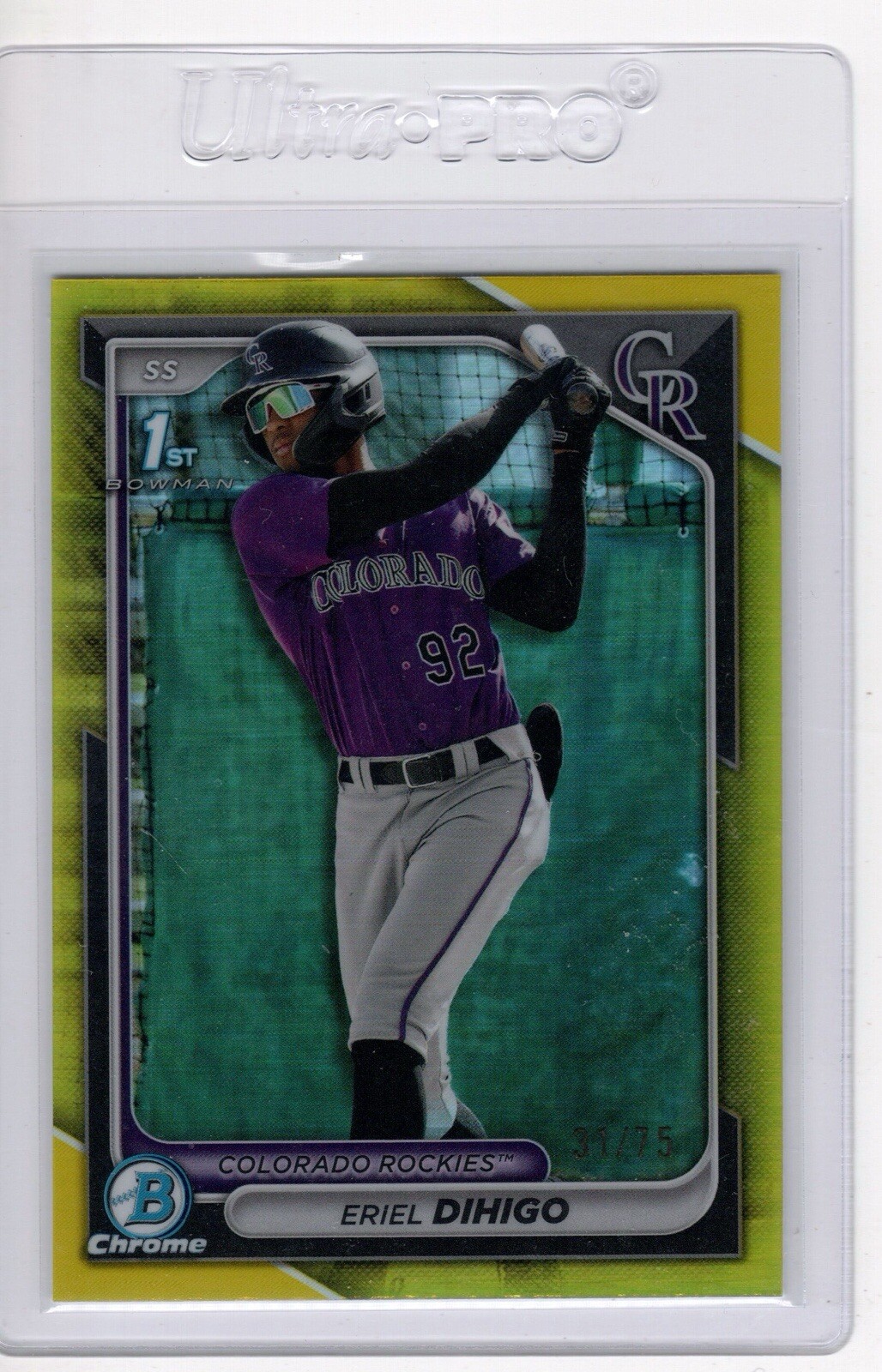 2024 Bowman Chrome 1st Eriel Dihigo RC 31/75
