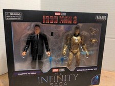 Marvel Legends Infinity Saga IRON MAN 3 Mark XXI HAPPY HOGAN Figures NIB