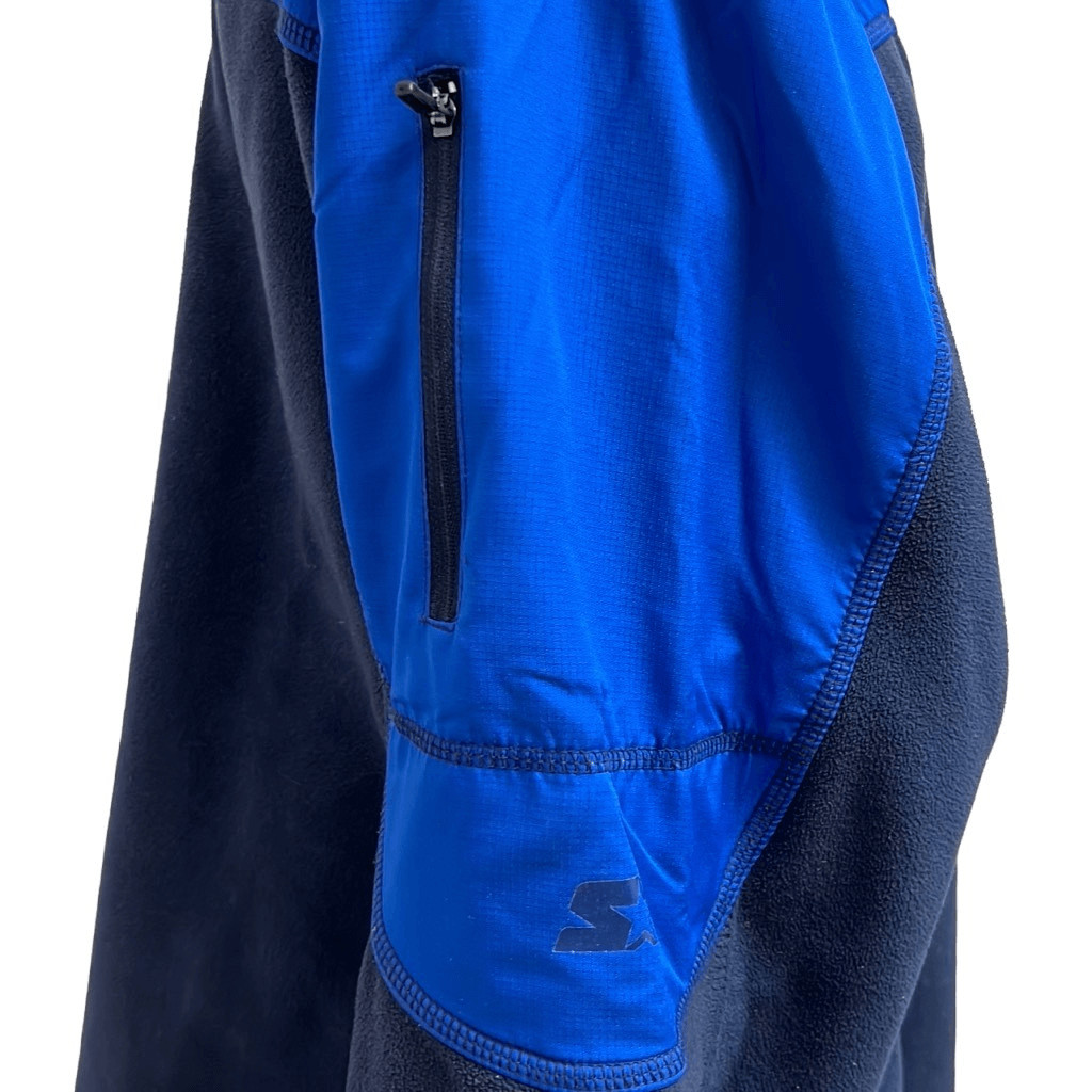 Starter Blue Fleece Pullover Jacket Size 3XL 54-56 - image 5