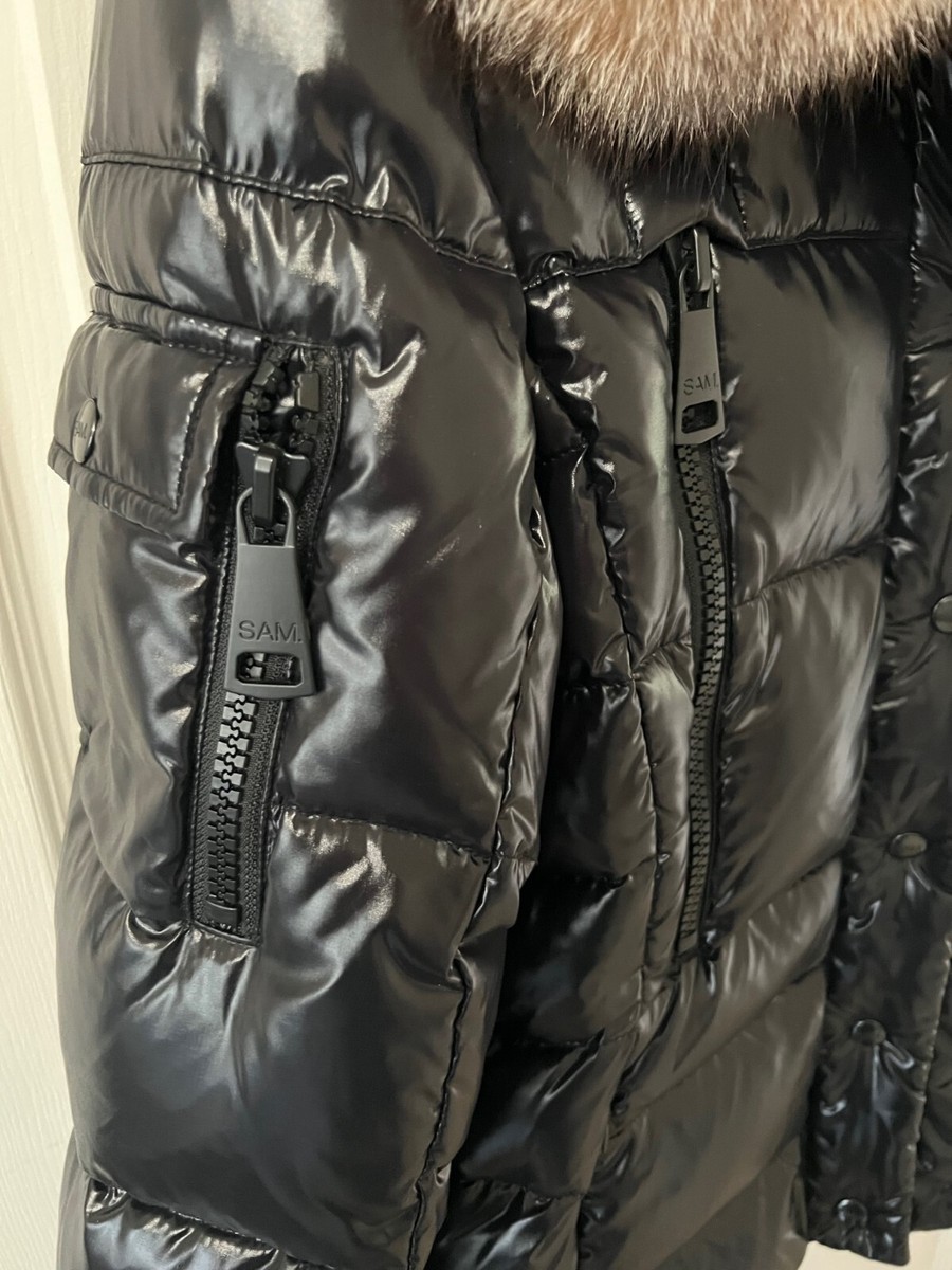 Decade fox fur trim down puffer Clearance