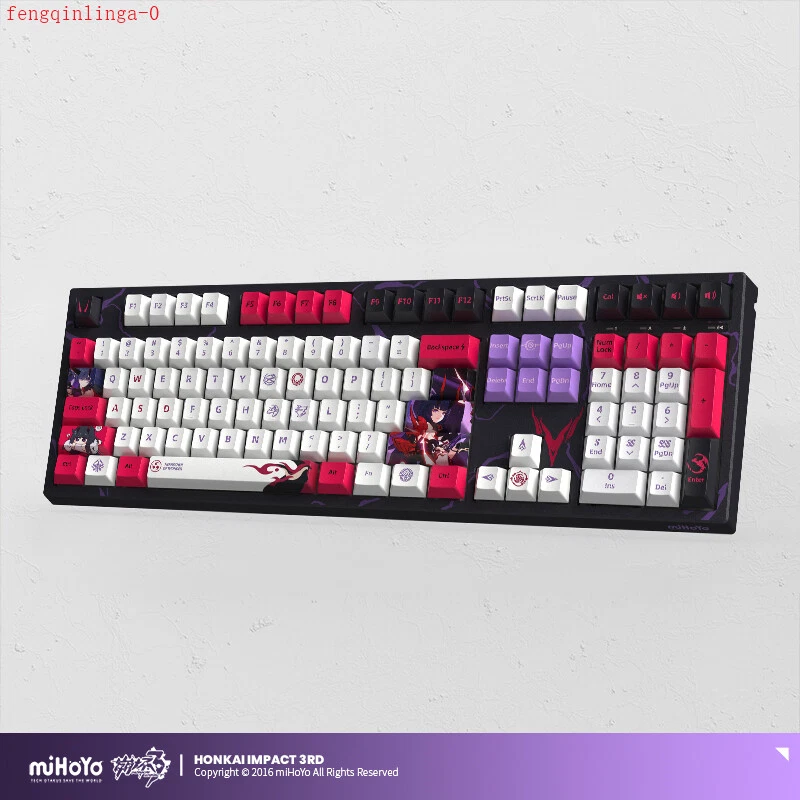 Honkai Impact 3 Official Raiden Mei Mechanical Keyboard Wired/Bluetooth/Wireless - Image 4 of 4