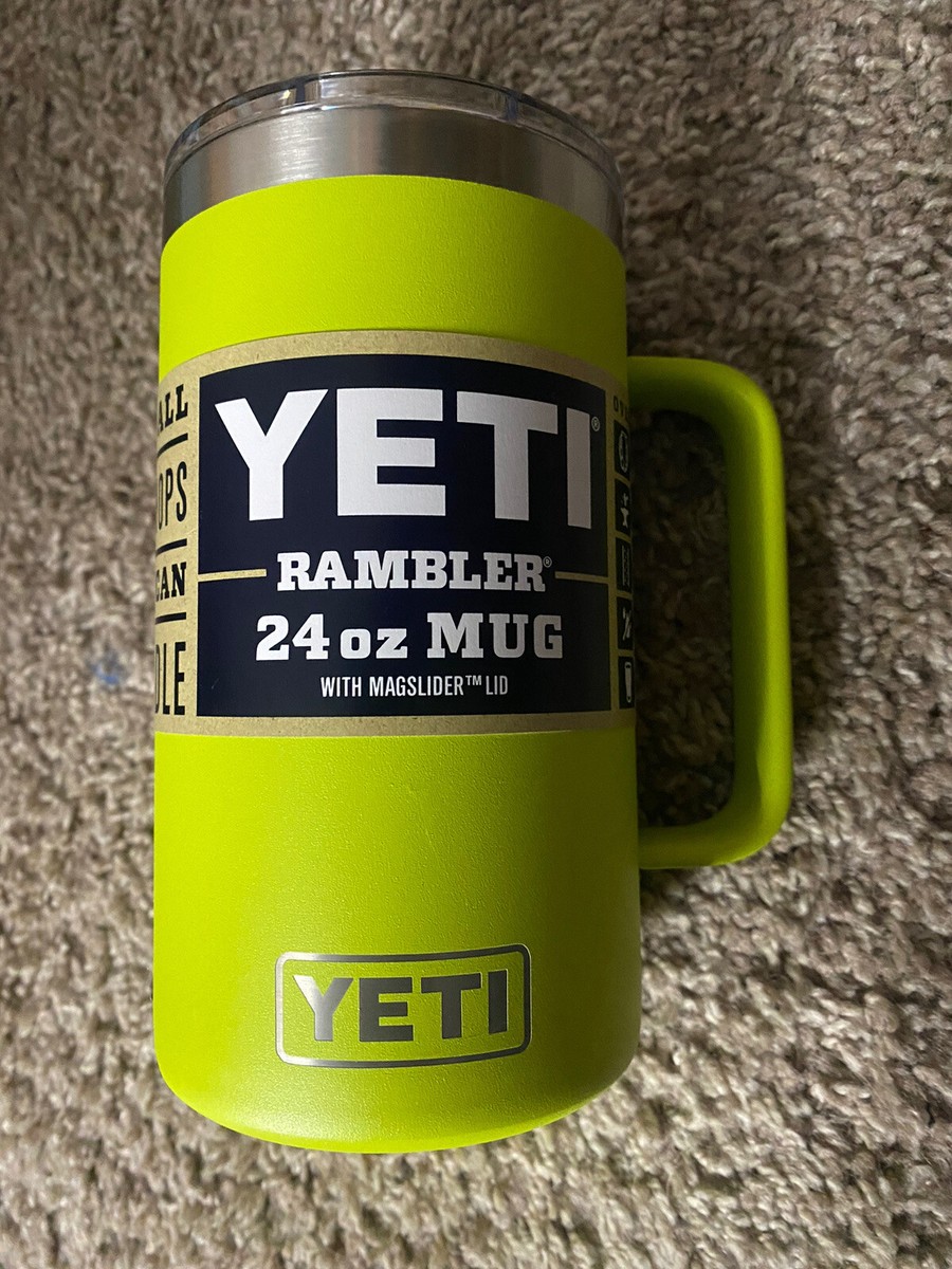 Yeti 24oz Rambler Mug In Chartreuse -Discontinued Color
