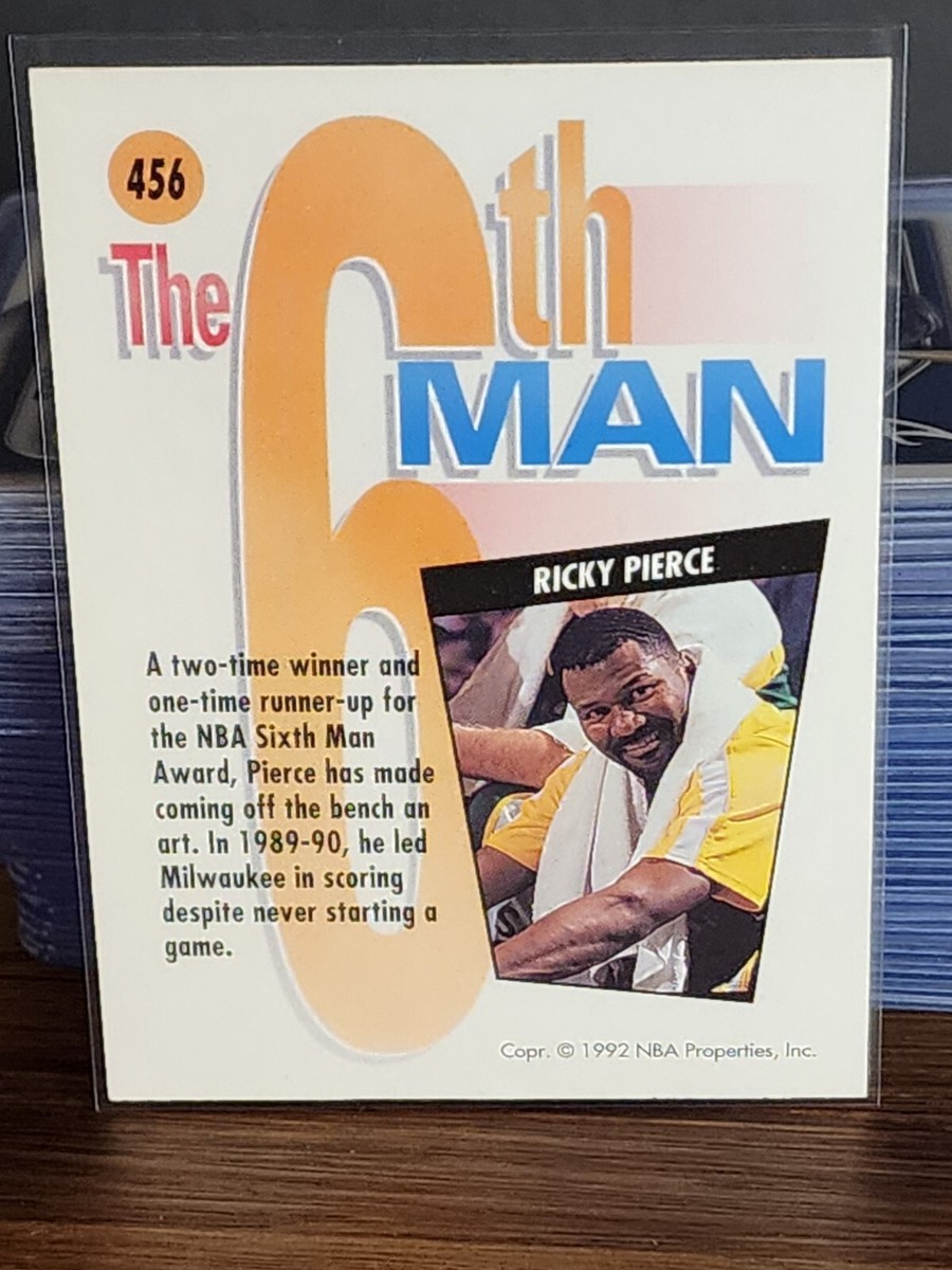 1992 Skybox Basketball #456 Ricky Pierce Seattle Supersonics | eBay