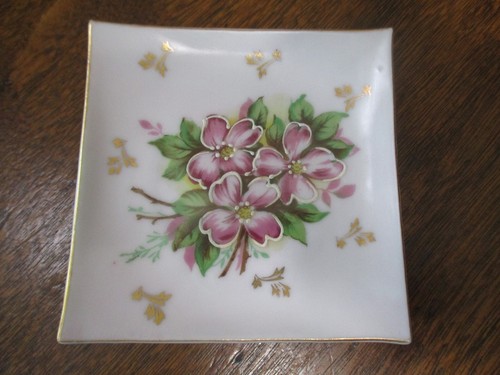 JUEGO DE COLECCIÓN IZQUIERDO DE 8 MONTAÑAS RUSAS FLORALES DE DOGWOOD (K-110) 3/4"" X 3 3/4"" 5/8""^-JAPÓN - Imagen 2 de 12