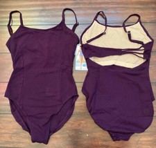NWT Gilda Marx 7133155 Purple Dance Ballet Leotard Large Adult Available