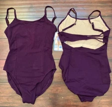 NWT Gilda Marx #7133155 Purple Dance Ballet Leotard Large Adult Available