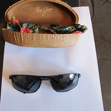 Maui Jim Sunglasses Frame Only MJ-207-02 Kapena Dark Gunmetal Pilot Italy 62 mm