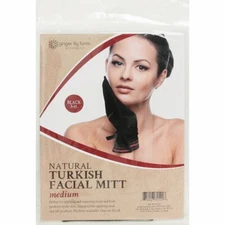 3 pack Ginger Lily Farms botanicals natural facial mitt thin Black #303166 WO68
