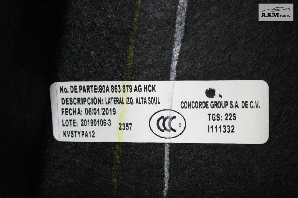 AUDI Q5 QUATTRO 2018-2021 MALETERO TRASERO LADO IZQUIERDO CUARTO PANEL EMBELLECEDOR CUBIERTA OEM Foto 4 de 4