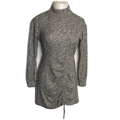 Xhilaration Sweater Bodycon Dress ~ Sz S ~ Gray ~Above Knee ~ Long Sleeve |  eBay