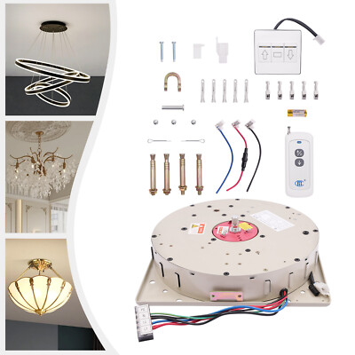 Chandelier Hoist Lifter System Electric Motor Remote Villas Pendant Light Lifter