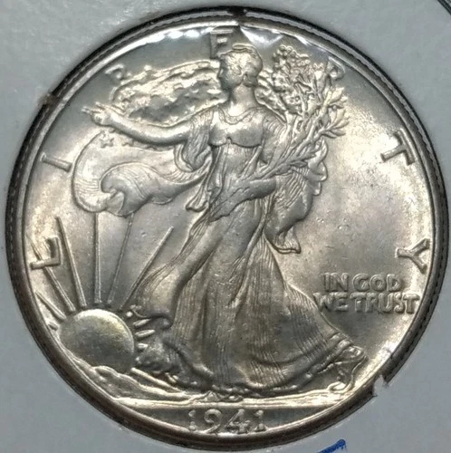 1941 Uncirculated Walking Liberty Half Dollar
