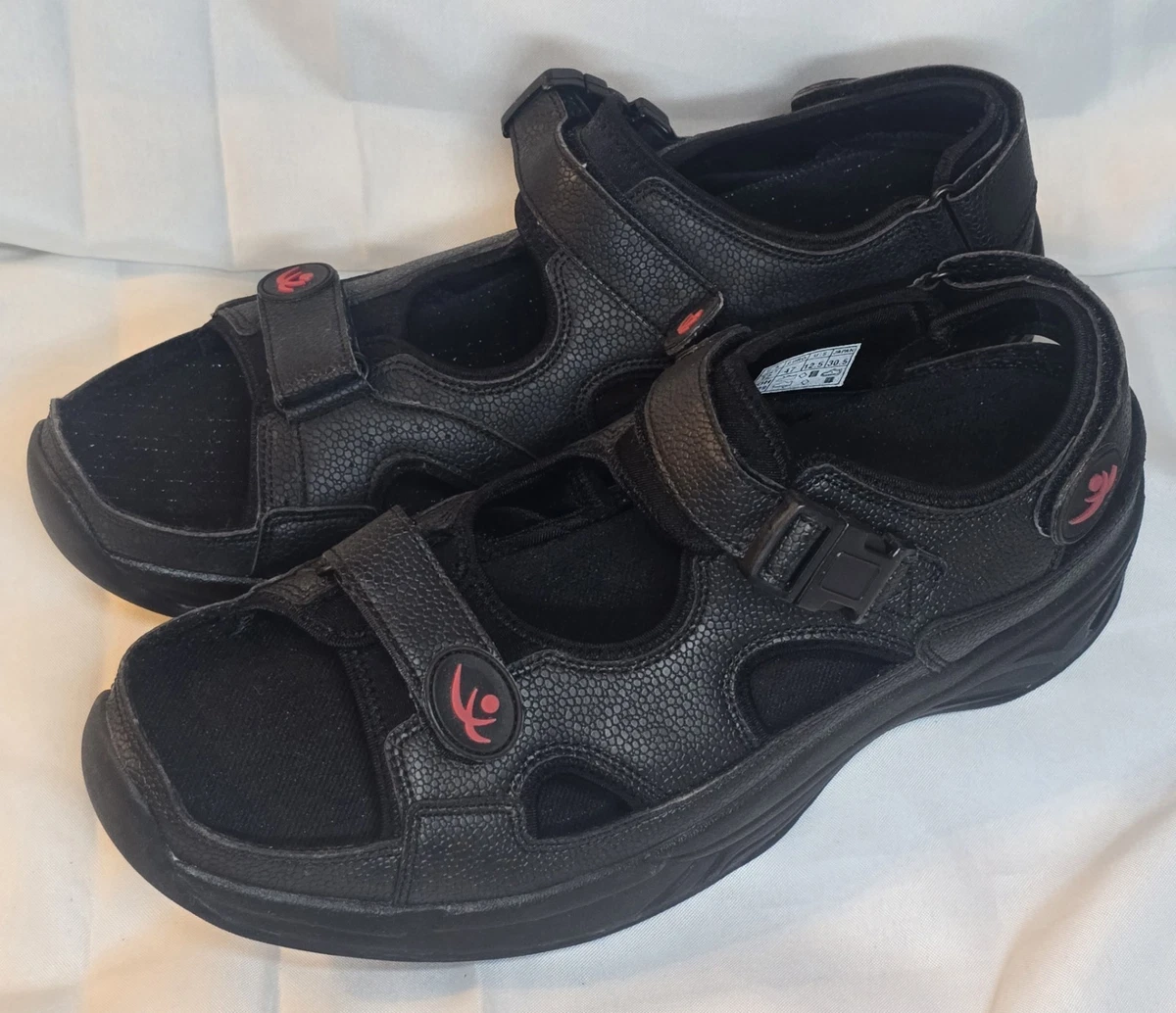 Men’s Chung Shi SDH 1001 Stafild Rocker Sandles Size 6.5 BLACK EUC Comfort Step Chung Shi Men main image 3