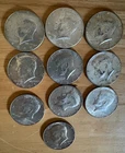 1966 KENNEDY HALF DOLLARS 40% SILVER (LOT OF 10)
