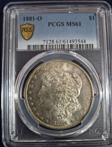 1881-O Morgan Dollar $1 MS 621 PCGS Gold Shield Beautiful & Affordable