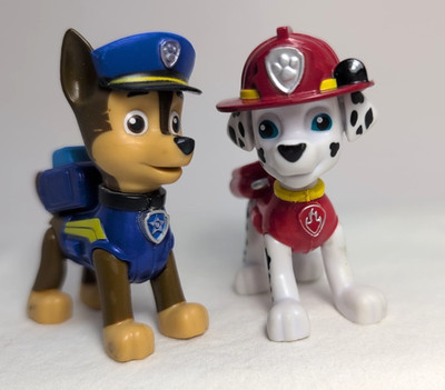 Paw Patrol Marshall and Chase Dog Action Figure Set by Spin Master