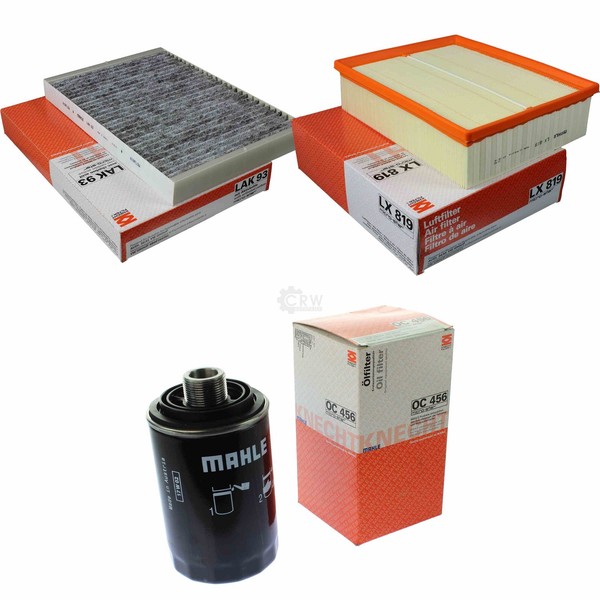 Mahle / Knecht Innenraumfilter LAK 93 Luftfilter LX 819 ÖLfilter OC 456-image