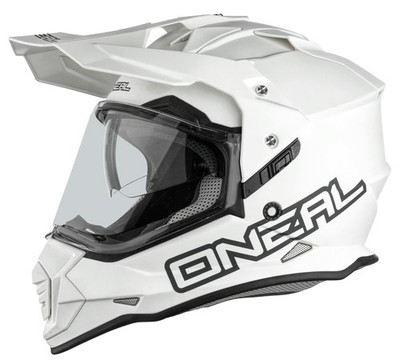 O'Neal Sierra II Flat Dual Sport Motorcycle Helmet White MD