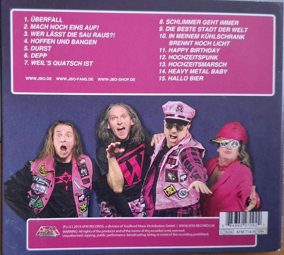 Wer Lässt die Sau Raus?!  von J.B.O. Digipack - CD - Bild 2 von 2