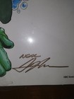 DC AQUAMAN ART PRINT 11"x14" Signed NEAL ADAMS AUTOGRAPH WITH COA  — photo 3